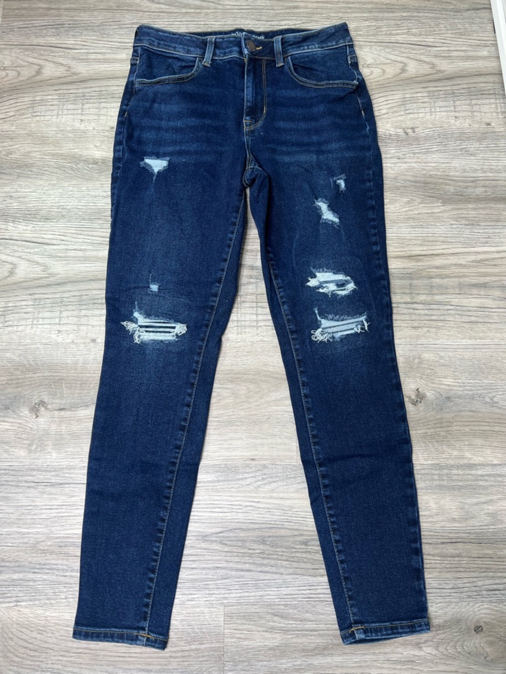 Maurices Distressed High Rise Skinny Jeans size S Regular